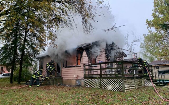 Lockport Township Fire Department Fights Morning House Fire