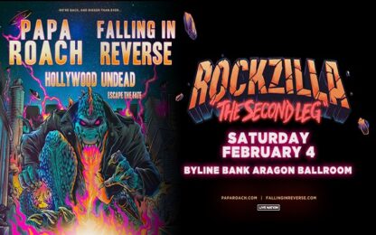 JUST ANNOUNCED! Rockzilla Tour : The 2nd Leg Papa Roach w/Falling In Reverse