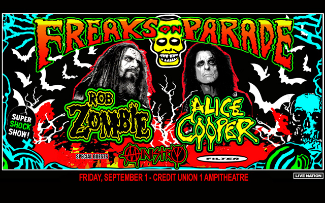 <h1 class="tribe-events-single-event-title">Rob Zombie and Alice Cooper: Freaks on Parade 2023 Tour</h1>