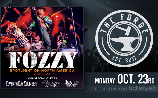 Elwood has your Tickets to Fozzy with Seventh Day Slumber