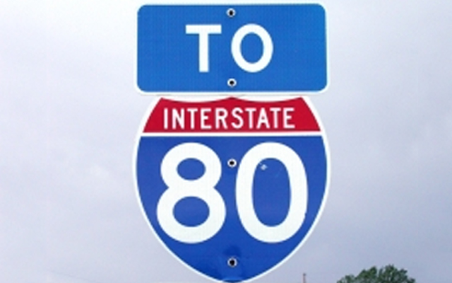 12 Miles of Interstate 80 To Be Worked On Starting Week of April 1st